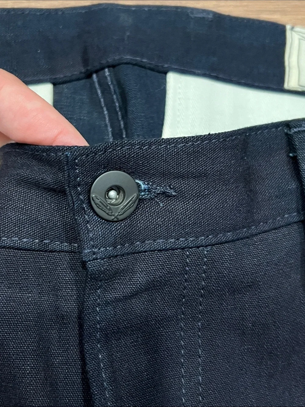 Rogue Territory RGT Officer’s Trouser Slim Taper Indigo Selvedge Canvas Size 34
